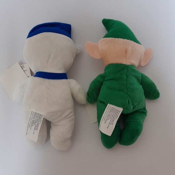 Greenbrier Musical Plush Snowman and Elf  NWT Size:Approx 8"  Greenbrier - Picture 2 of 4